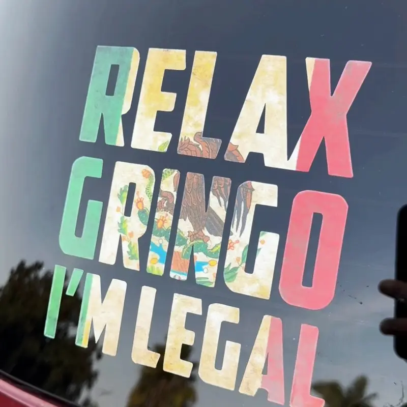 Relax I’m Legal Sticker Car Decals Stylish Car Merch