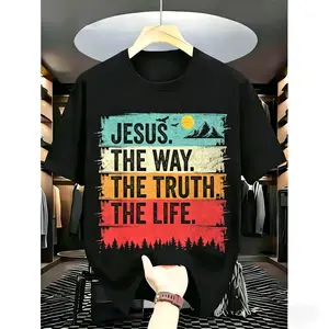 Trek Gear Lab  T-Shirt  [PeakPro T-shirt]-[PeakPro T-shirt]-Jesus The Way Truth Life Women Men  Christian Worship T-Shirt        Graphic tees Casual
