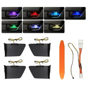 UltraEra LED Light Inner Door Bowl Handle Armrest Light for Toyota Tacoma Gen4 2024 2025 2026 & 4Runner 2025 2026 Mood Lighting Decorative Interior Lamp 4PCS (Not Fit 2025 4Runner | Tacoma Limited)