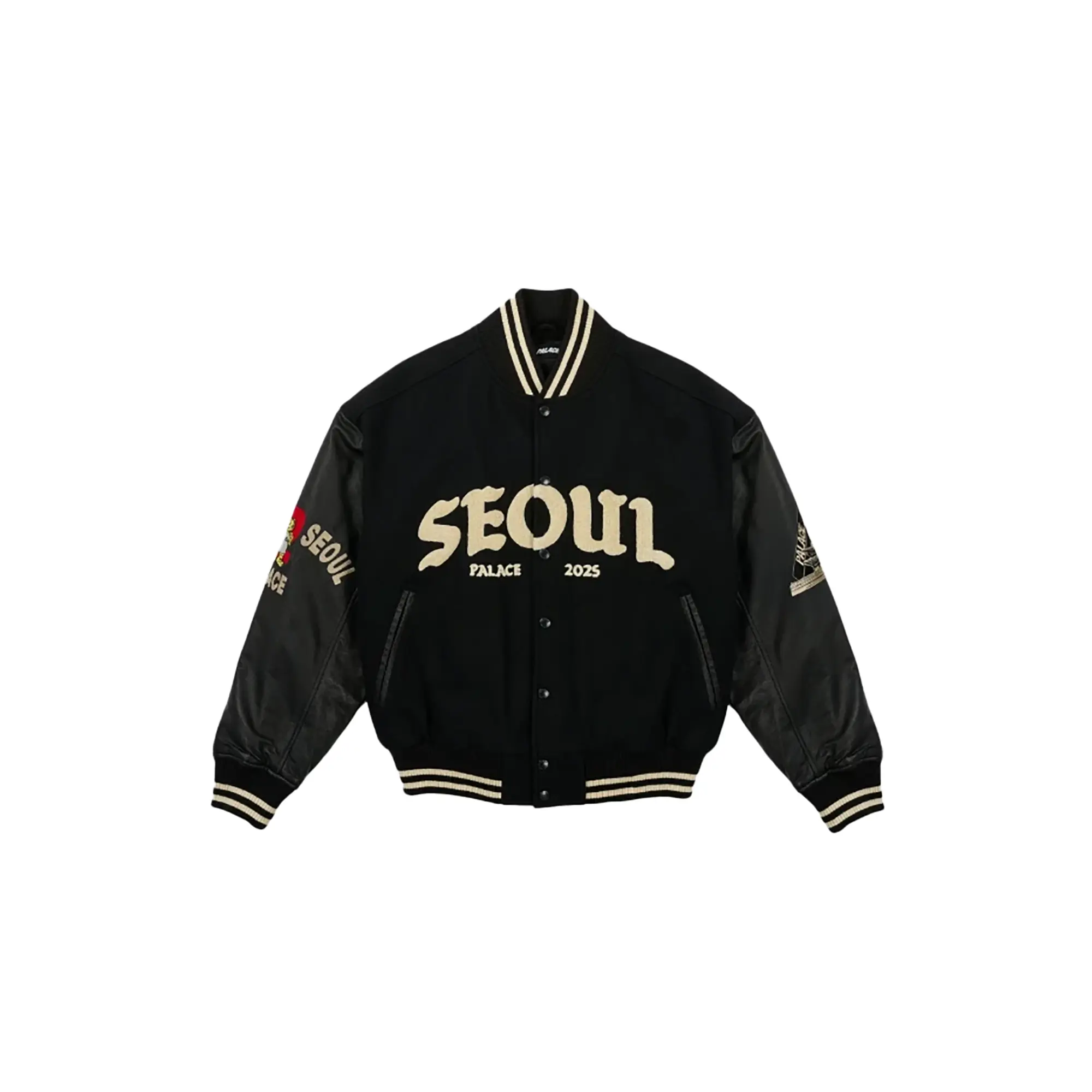 Seoul 2 Seoul Varsity Jacket "Black" p0061