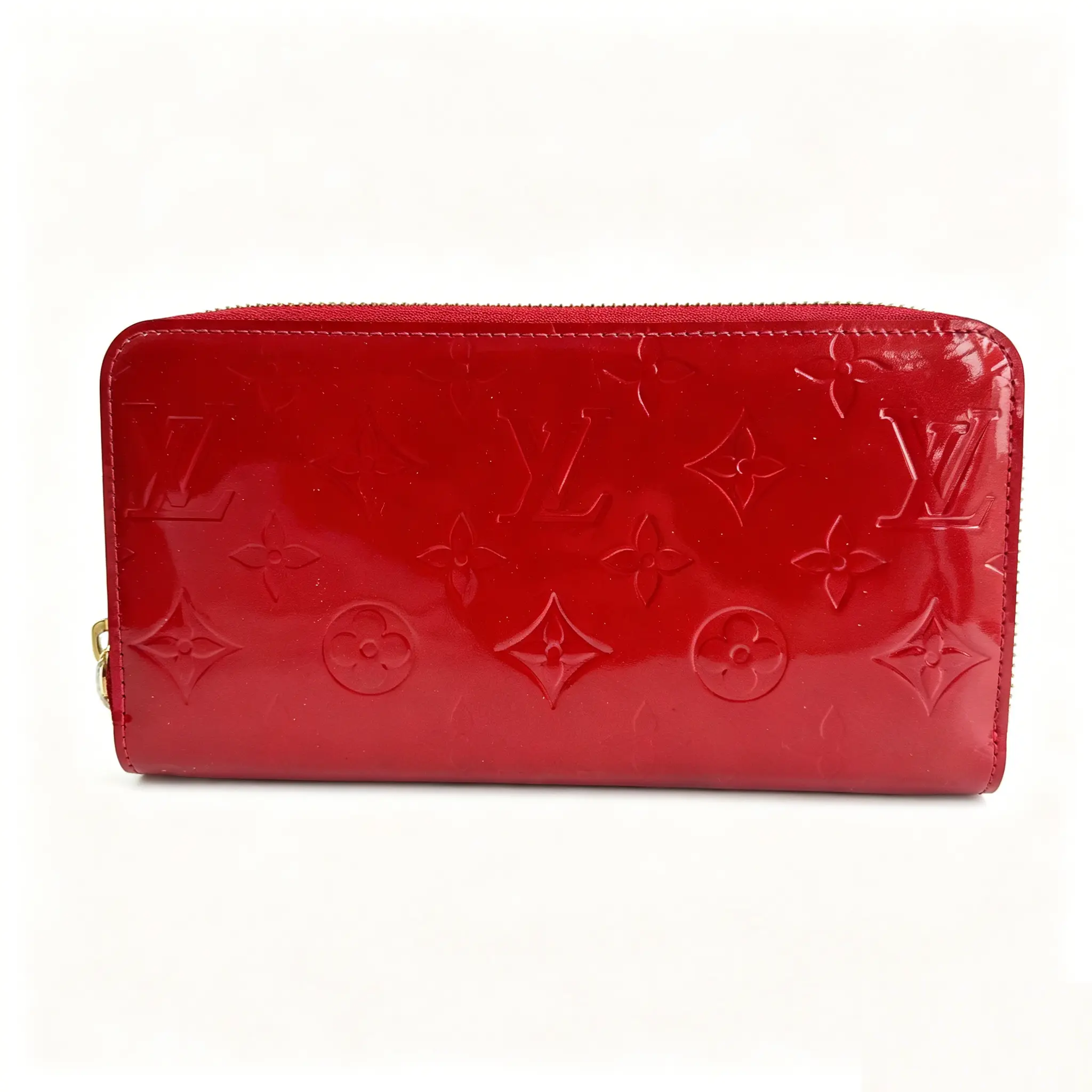 Pre-owned LV Patent Leather Wallet D0110
