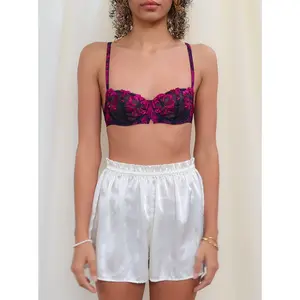 NoV. ORIGINAL PARISIAN DESIGNER PURPLE BRALETTE  - (30B/32A/28C)