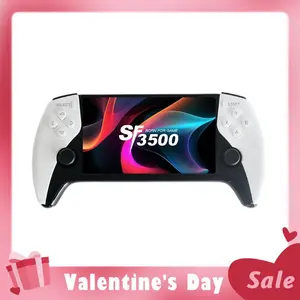 Protable Retro Handheld Game Console - Performance Boost: Over 20,000 Games Built-in, Handheld Game Console with HD 5.5-inch IPS Screen Classic Video Games Supports TV Connection,14+ Emulators & 5-Hour Battery Life Valentine's Day