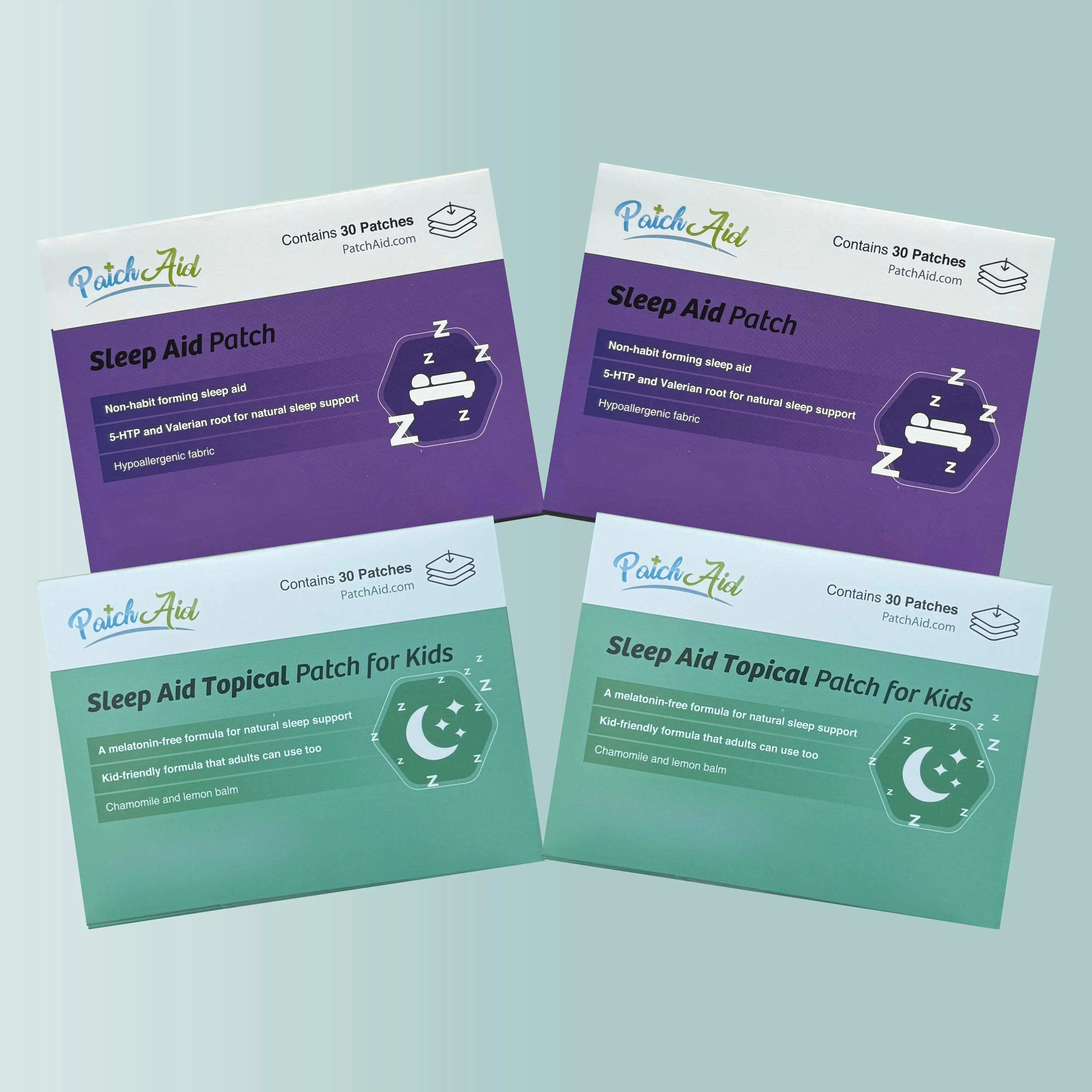Family Bedtime Vitamin Patch Pack - Includes 30 Vitamins for Overall Health, Suitable for All Ages - Healthcare