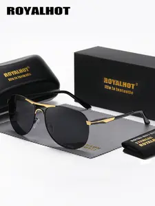 1 Pair Summer Top Bar Design Sunglasses, New Personality Travel Accessories for Women & Men, Lightweight and Durable for Outdoor Sun Protection Glasses for Daily Use