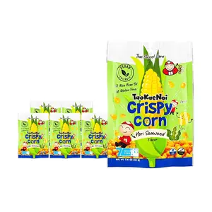 Tao Kae Noi Crispy Seaweed Corn Snacks - Original Flavor, 33g Bags (6 Pack) - Gluten-Free, Vegetarian, Non-GMO