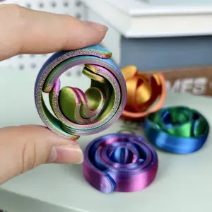 Fingertip 5-ring gyroscope perpetual motion instrument 1/4 rotation stress-relief creative toy