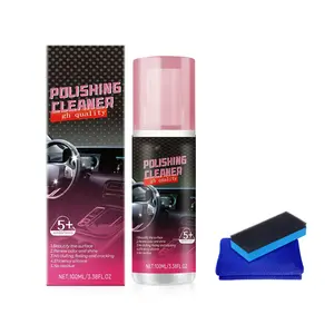LZDJTQ Waterless Car Spray Wax 100ml UV Protection Interior Exterior Detailer, Leather Plastic Rubber Trim Restorer Car Cleaning Kit