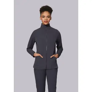 Women's Modern Scrub Jacket Pewter