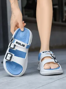 Men's Chunky Platform Sandals | 2-in-1 Convertible Slides | Non-Slip Breathable Beach Shoes for Outdoor