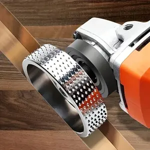 1pc Wood Carving Disc, Dia 2.95inch, Grinder Wood Grinding Wheel Grinder Shaping Disc, Wood Sanding Carving Tool, Woodworking Angle Grinder Attachment