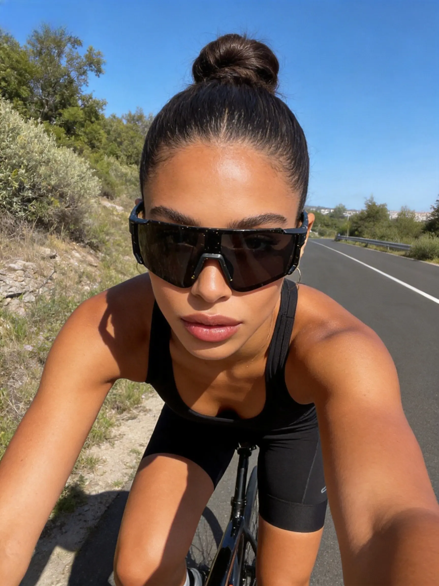 Large Frame Fashion Cycling Sunglasses, Biking Sunglasses, Lightweight Durable Uv400 Protection, Casual Style Eyewear for All Seasons, Outdoor Cycling Accessories, Outdoor Active Accessories