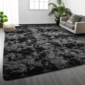 Solid Color Faux Fur Rug, 1 Count Soft Plush Rug, Decorative Carpet for Home Living Room Bedroom, Fluffy Area Rug, Room Decor, Home Decor