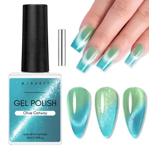 Makartt Cat Eye Temperature Changing Magnetic Gel ail Polish -live Catway