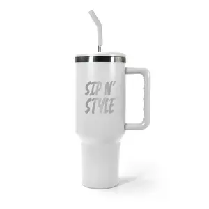 Sip N' Style White Tumbler