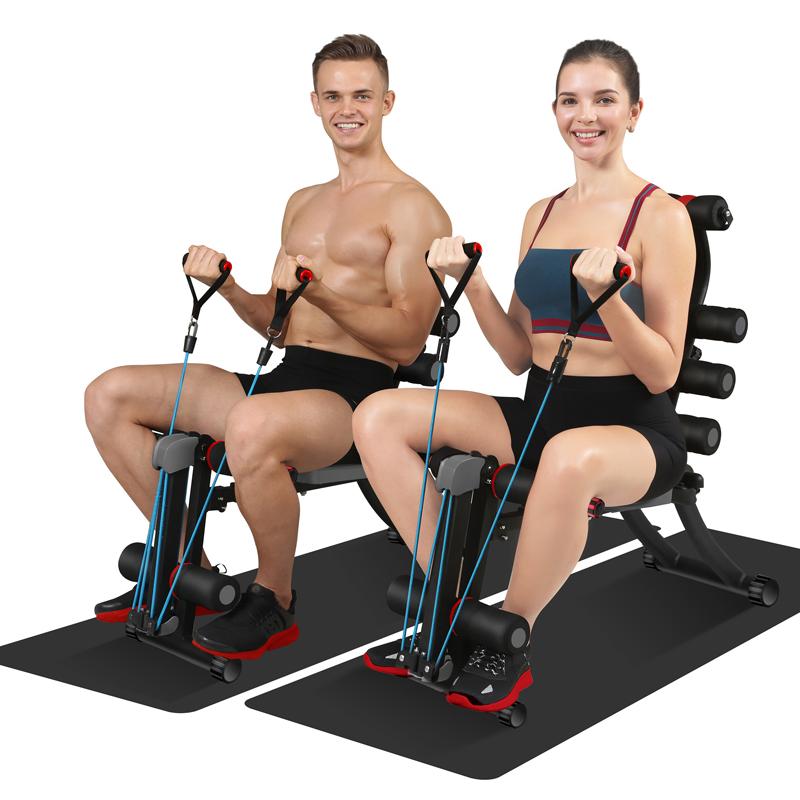 Magic BB 22 In 1 Ab Workout Equipment - Adjustable Ab Machine for Stomach Workout, Sit Up Exercise Equipment for Home Workouts, Abdominal Trainer & Ab Lounge Exercise Chair