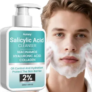 Salicylic Acid Cleanser,Acial Cleanser,Facial Cleansing,Foaming Face Wash, Helps Clear & Prevent Acne Breakouts, Oil Free, Excess Oiloil Control And Hydrationprotect The Skin Barrier,Brightening & Even Skin Tone,Glowing Complexion Face Wash-200g