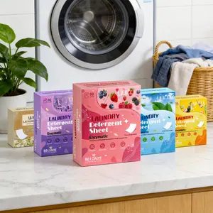 【YUCO】Laundry Detergent Sheets One sheet easily handles the whole family’s laundry, with powerful stain removal and no residue left behind. Infused with a long-lasting fruity fragrance that keeps clothes fresh. Simple and easy to use. household items