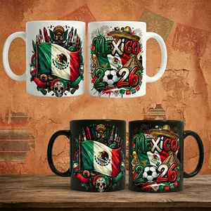 Mexico Mug 11oz 15oz, Football Fan Coffee Cup, Team Supporter Gift Drinkware