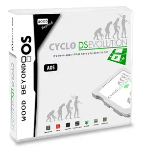 Woodbeyond v3.2 DS CycloDS Evolution AOS Flash Cart for DS 3DS Series with Manual, R4 Compatible, and Includes R4 Souvenir