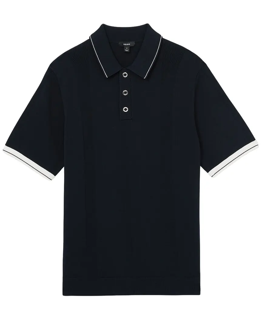 Reiss Portman Half Zip Textured Sweater