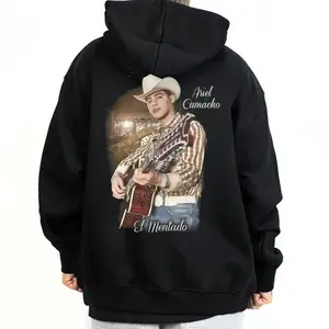 Ariel Camacho 03- Unisex Hoodie Sweatshirt T-Shirt Oversized Outfits Casual, Chicanos Clothing, Cholo Clothes Mexican Style Streetwear Basic Loose Polyester Tops Cotton  Menswear