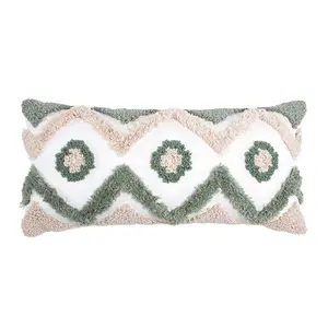 Pickford Green Tufted Pillow
