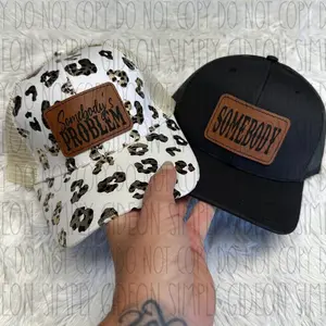 Somebody’s Problem Hat bundle, criss cross hat Casual Hat Fashion Matching Hat