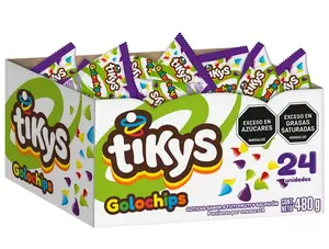 TIKYS GOLOCHIPS CAJA X 24 UNDS Snack Bonbon
