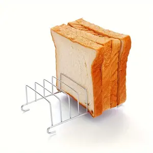 Kitchen Baking Tool Air Fryer Rack Stainless Steel Toast Bread Holder Accessories Electric Deep Frying Pan Oven Bakery Supplies
