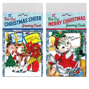 Laughing Elephant brand! Christmas die cut card sets. 15 cards & envelopes. Brand new! office supplies handmade bookmark