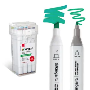 PRO Double-Ended Alcohol Markers - 12 Landscape Colors PRO Double-Ended Alcohol Markers - 12 Landscape Colors
