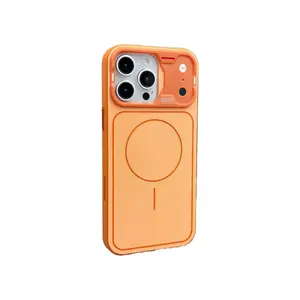 Instantly turns into 17, suitable for iPhone 17 Pro Max business phone case, strong magnetic attraction, large view window protection for iPhone 15 and iPhone 16