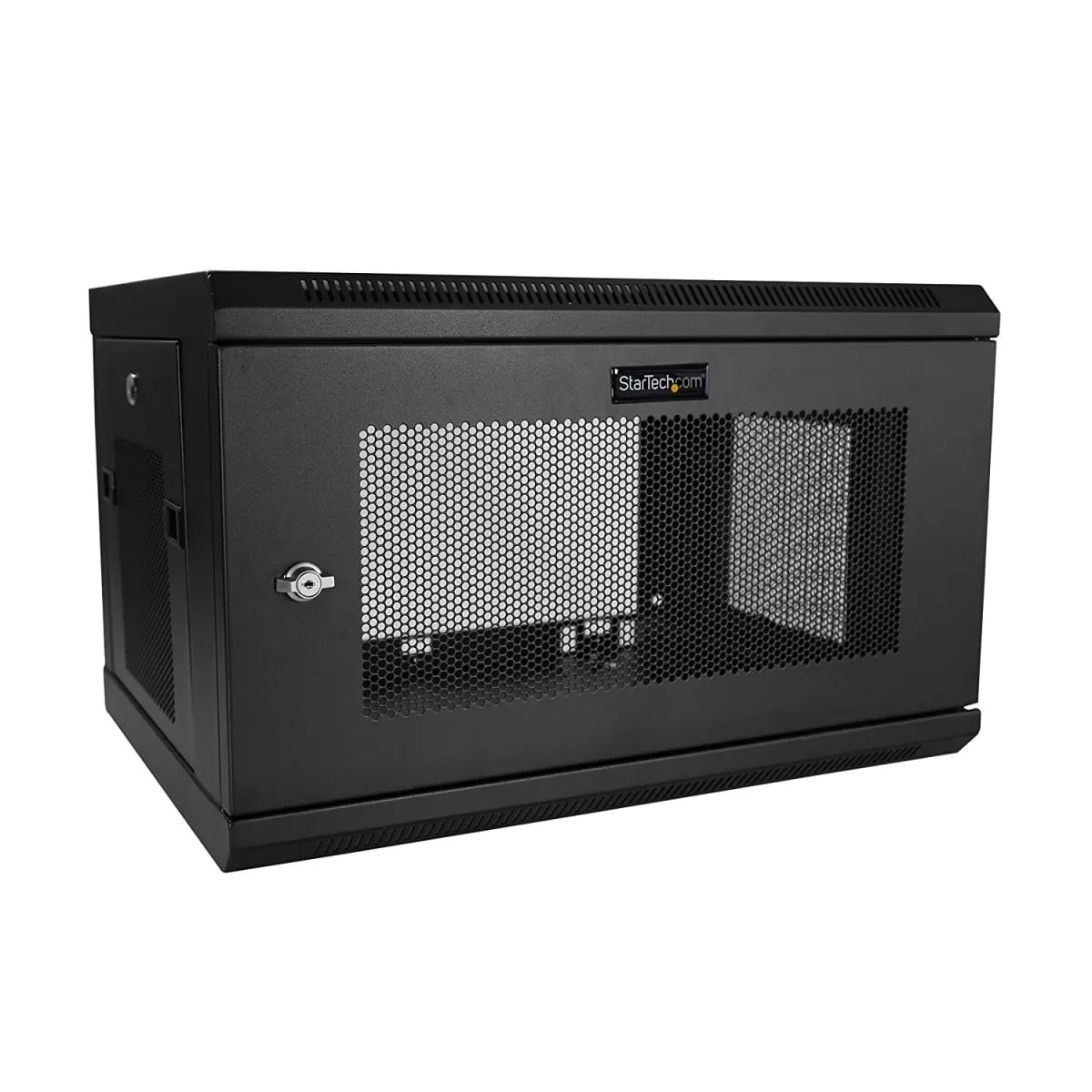 Startech 9U Depth Network Cabinet Server Enclosure - Wall-Mount Locked Storage Rack, 17 in Case with Mountable Rack Accessories for Optimizing Equipment Storage