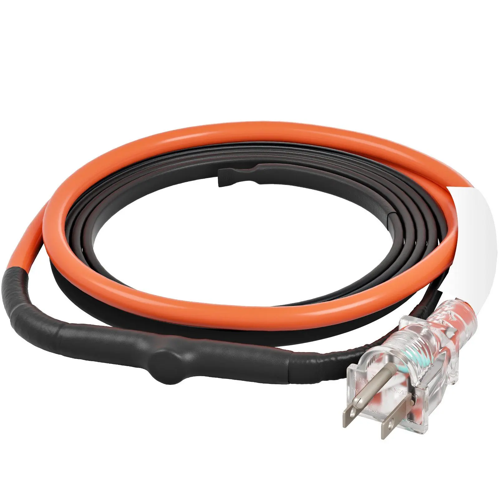 VEVOR Self-Regulating Pipe Heating Cable 3FT 5W/FT Heat Tape with Thermostat