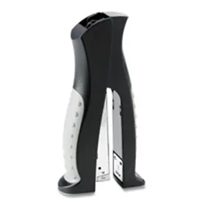 Business Source  Stand Up Stapler- Fullstrip- 20 Sheet Cap.- Black-Gray