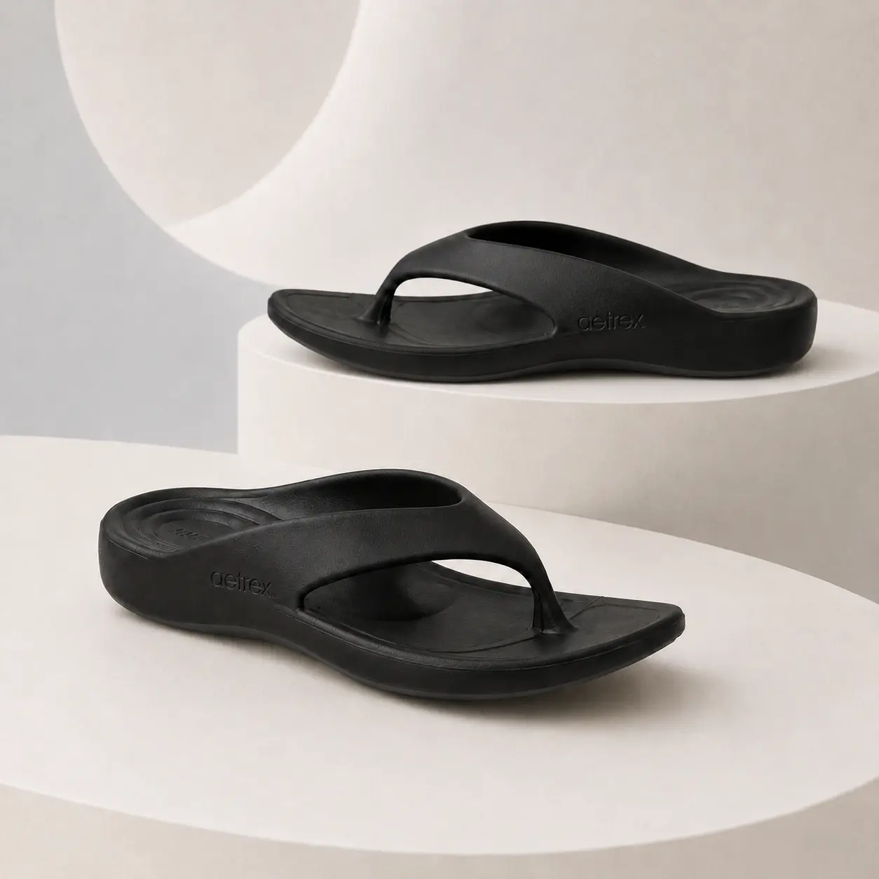 Aetrex Maui Flips - Women | Summer Vibes | Women's Orthotic Flip Flops for Arch Support & Foot Pain Relief | Ultra Comfort