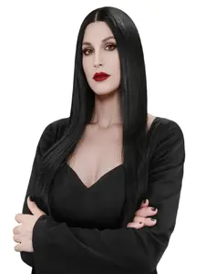 Women's Long Straight Hair Wig, 24 Inch Middle Part Design, Perfect for Daily Wear & Cosplay Events, Versatile Ladies' Accessory