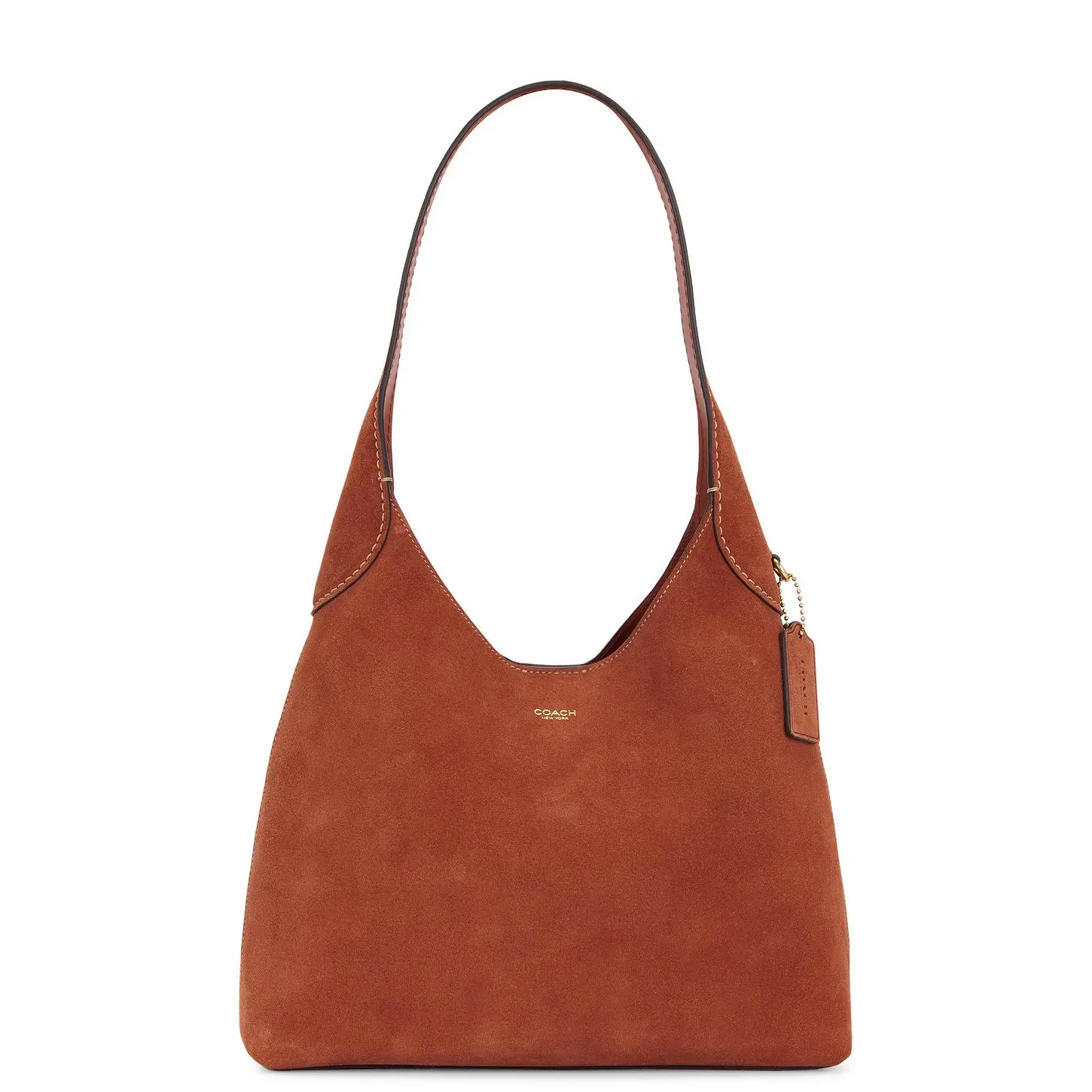 Coach Suede Brooklyn 28 Shoulder Bag in Clay Coach Suede Brooklyn 28 Shoulder Bag in Clay