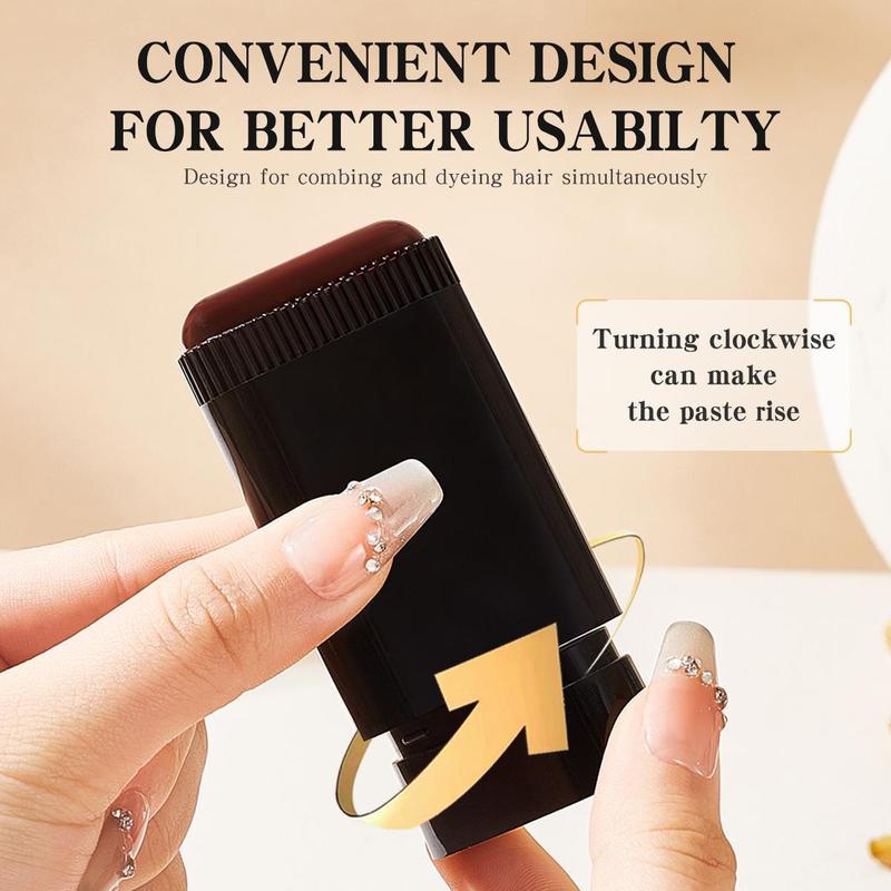 Disposable Hair dye comb - Covers Gray Hair,Easy to Color, Portable for Quick Touch - Ups,  Resists Fading and Clumping