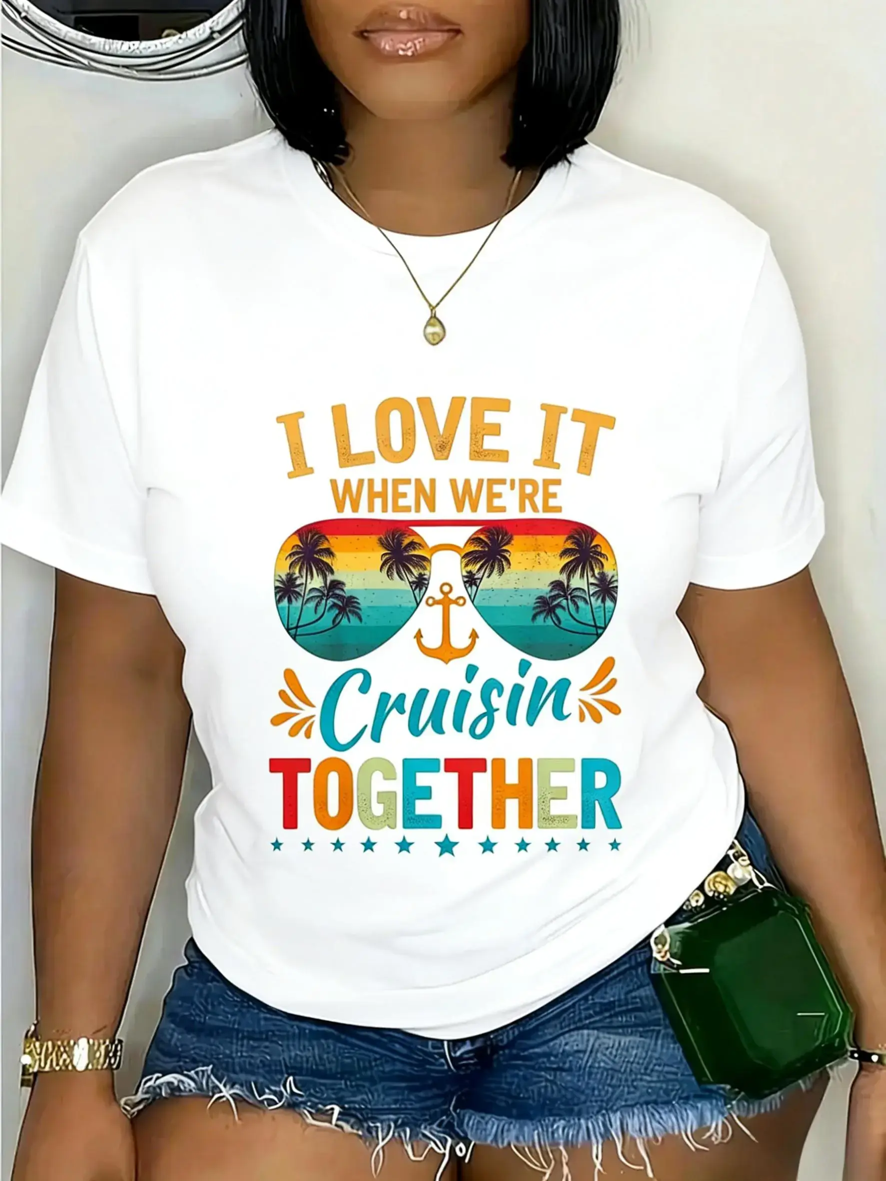 100%25 Cotton Cruise 2026 Outfits Family Couples Matching T-Shirt