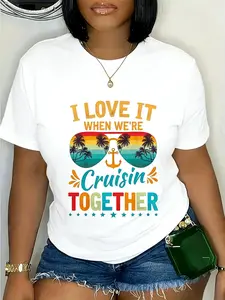 100%25 Cotton Cruise 2026 Outfits Family Couples Matching T-Shirt