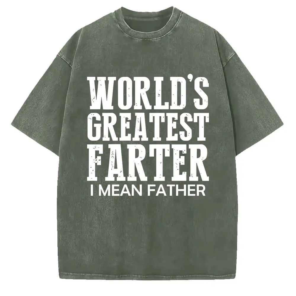 Washed T-shirt-Green