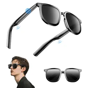 Smart Music Camera Glasses, Play Music, Answer Calls, Switch Songs, Voice Assistant, Wireless Earbuds, Sport & Travel Use