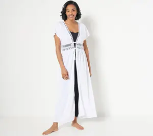 Belle Beach by Kim Gravel Petite Slub Knit Cover Up