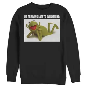 Men's The Muppets Kermit Meme Sweatshirt