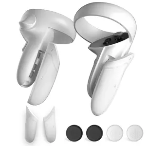 Battery Covers for Meta Quest 2 Controller, Replacement Battery Covers kits, Granular non-slip design, Replacement Parts Accessories, Compatible with Oculus Quest 2 Controller