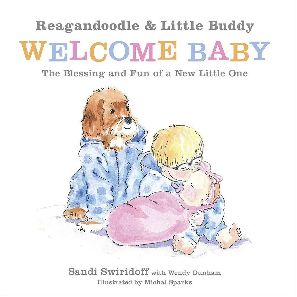 USED Book - Reagandoodle and Little Buddy Welcome Baby: The Blessing and Fun of a New Little One by Swiridoff, Sandi (Hardcover) - english