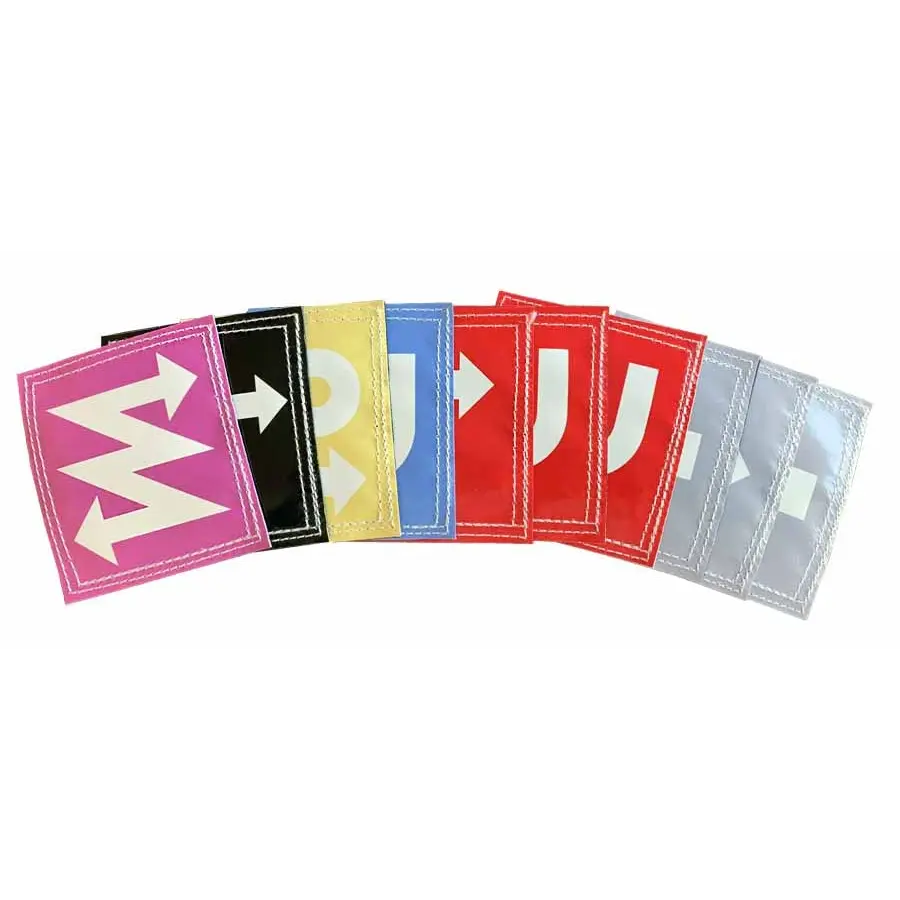 Tumbl Trak Sticky Manipulatives -Direction Spot Markers - Non-Slip Velcro Carpet Marker - for Gymnastics and Cheer Agility Training