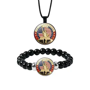 250th Anniversary of the United States Necklace Jewelry, Independence Day Commemorative Gift, Independence Day Accessories